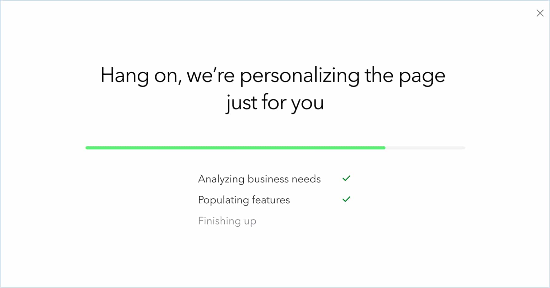 Choose your own journey — personalized homepage