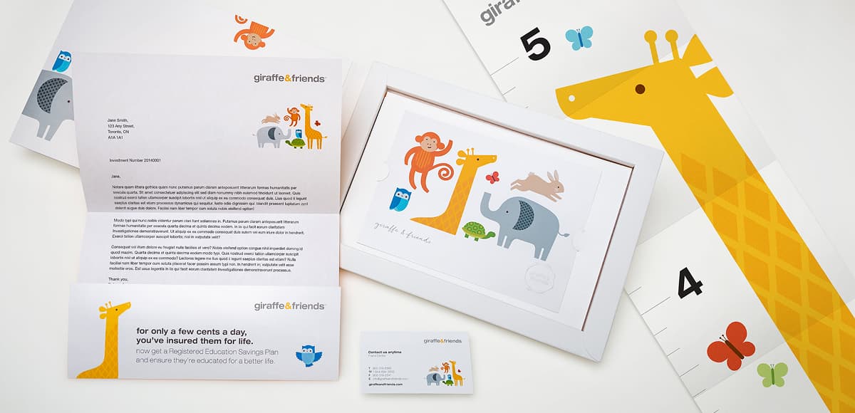giraffe & friends — brand identity