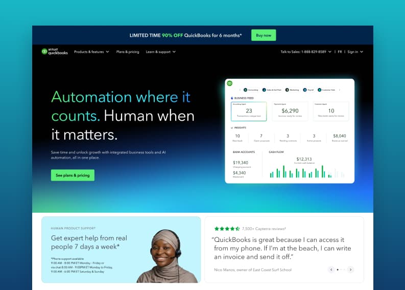 QuickBooks international launch